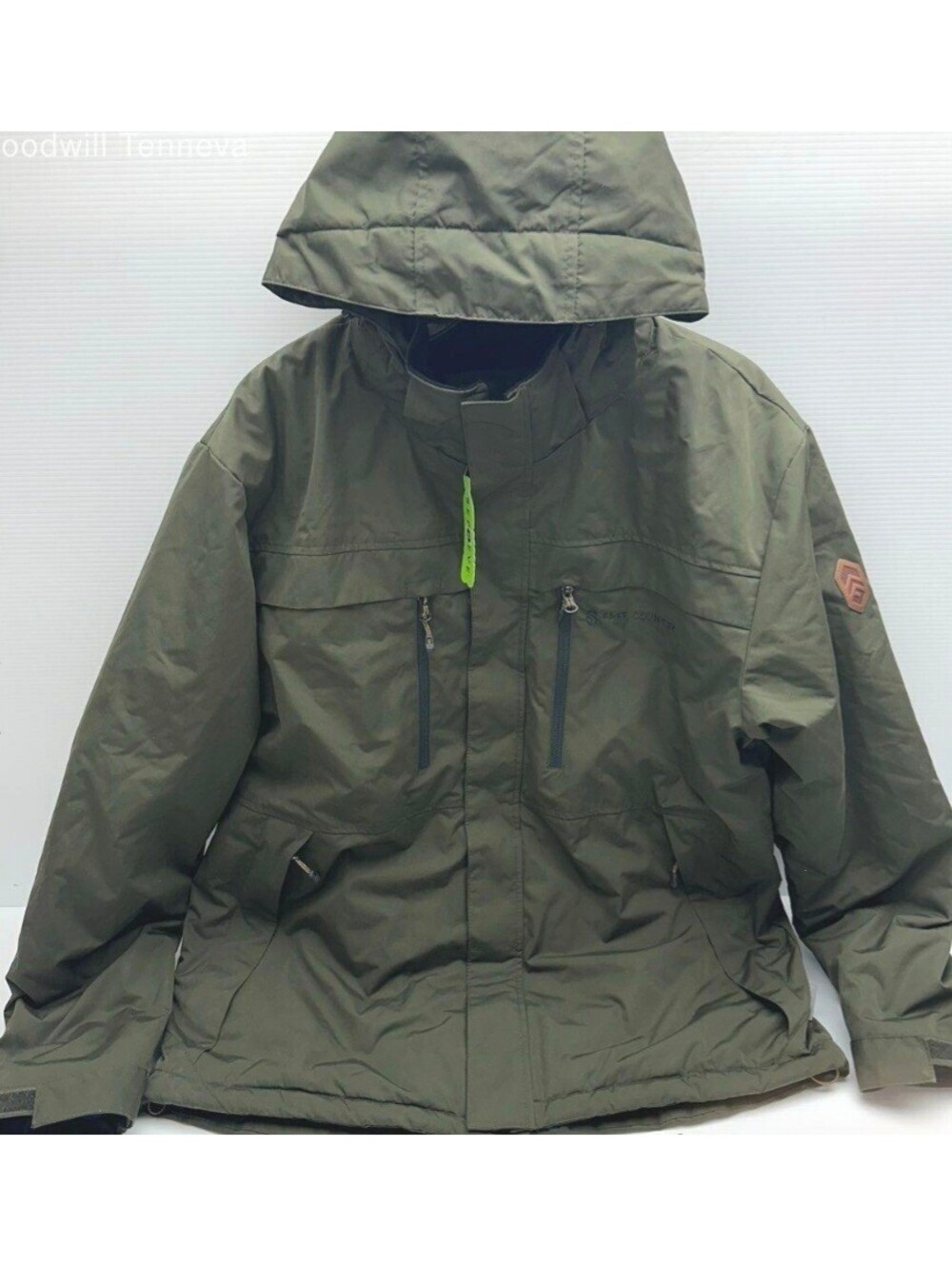 Free Country Men's Get Out There Insulated Olive Green Jacket - Size L